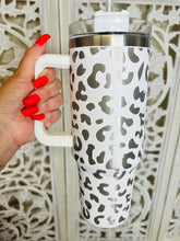 Load image into Gallery viewer, Leopard Print 40 Oz Tumbler
