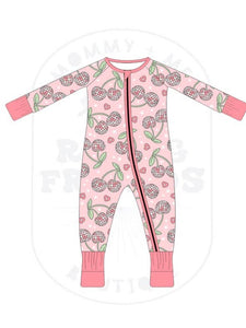 Cherry On Top Convertible Bamboo Romper
