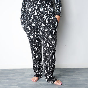 Hocus Pocus Relaxed Unisex Halloween Bamboo Lounge Pants - Dad + Mama