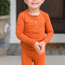 Load image into Gallery viewer, Orange You Glad To See Me? Toddler Pajamas With Buttons
