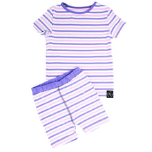 Load image into Gallery viewer, Orchid Stripe Short Sleeve PJ&#39;s
