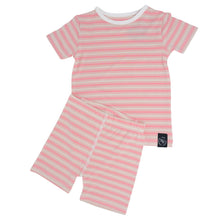 Load image into Gallery viewer, Baby Pink Stripe Summer PJ
