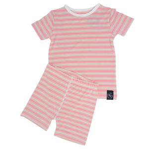 Baby Pink Stripe Summer PJ