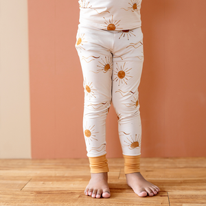 Been There, Sun That Bamboo Toddler Pajama Set - Short Sleeve