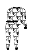 Load image into Gallery viewer, Pitbull Face Bamboo Two Piece Pajamas
