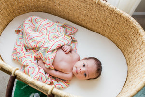 Rainbow Connection Bamboo Blend Muslin Swaddle Blanket